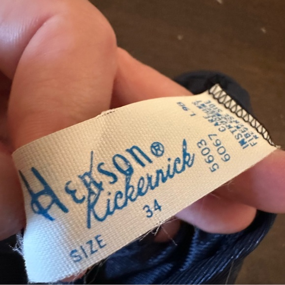 VTG Navy Blue Henson Kickernick Maxi Slip Dress - Picture 5 of 9